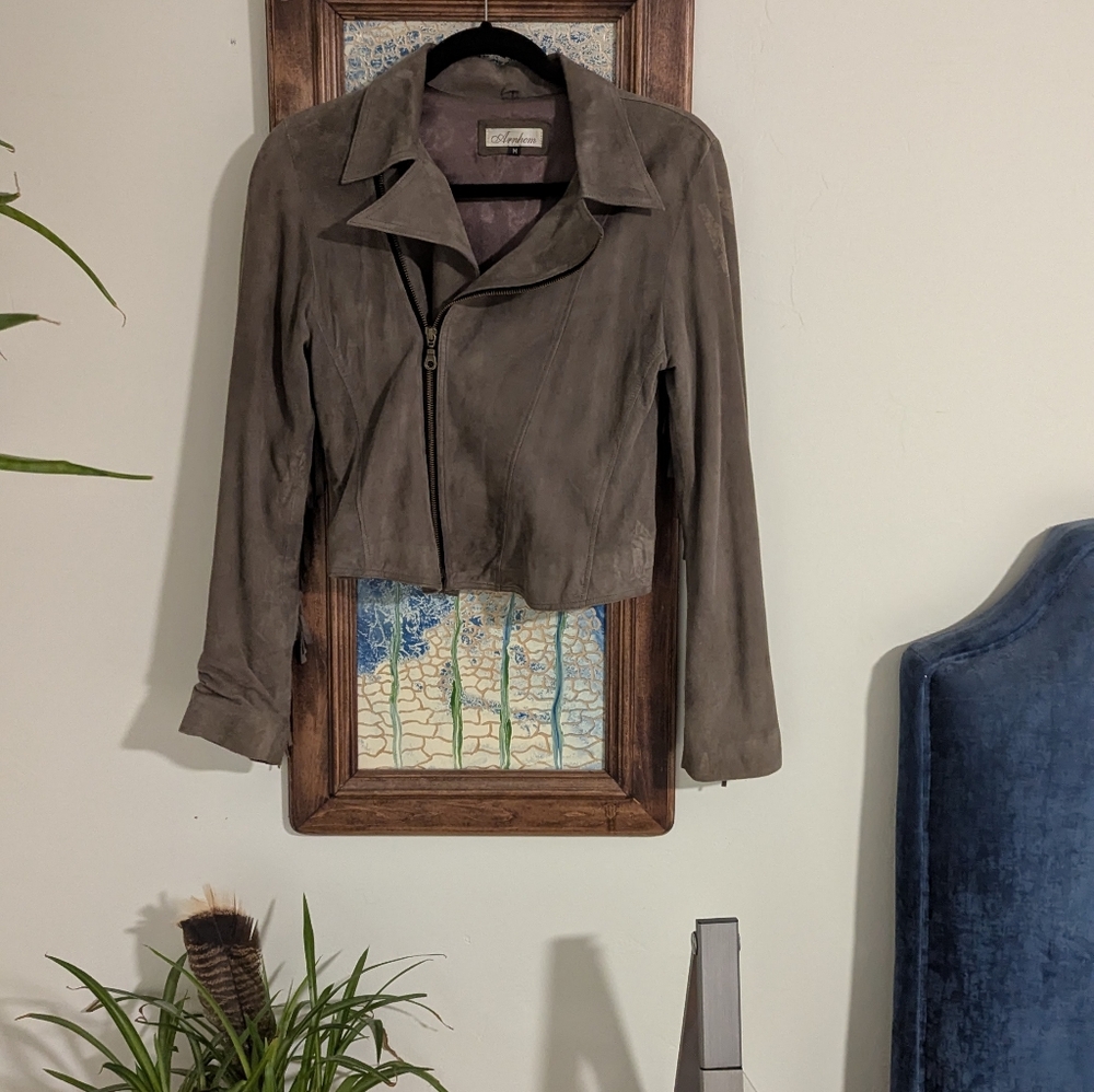 Arnhem Suede Fringed Jacket M